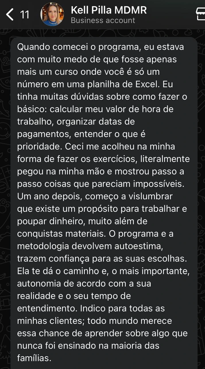Depoimento Raquel